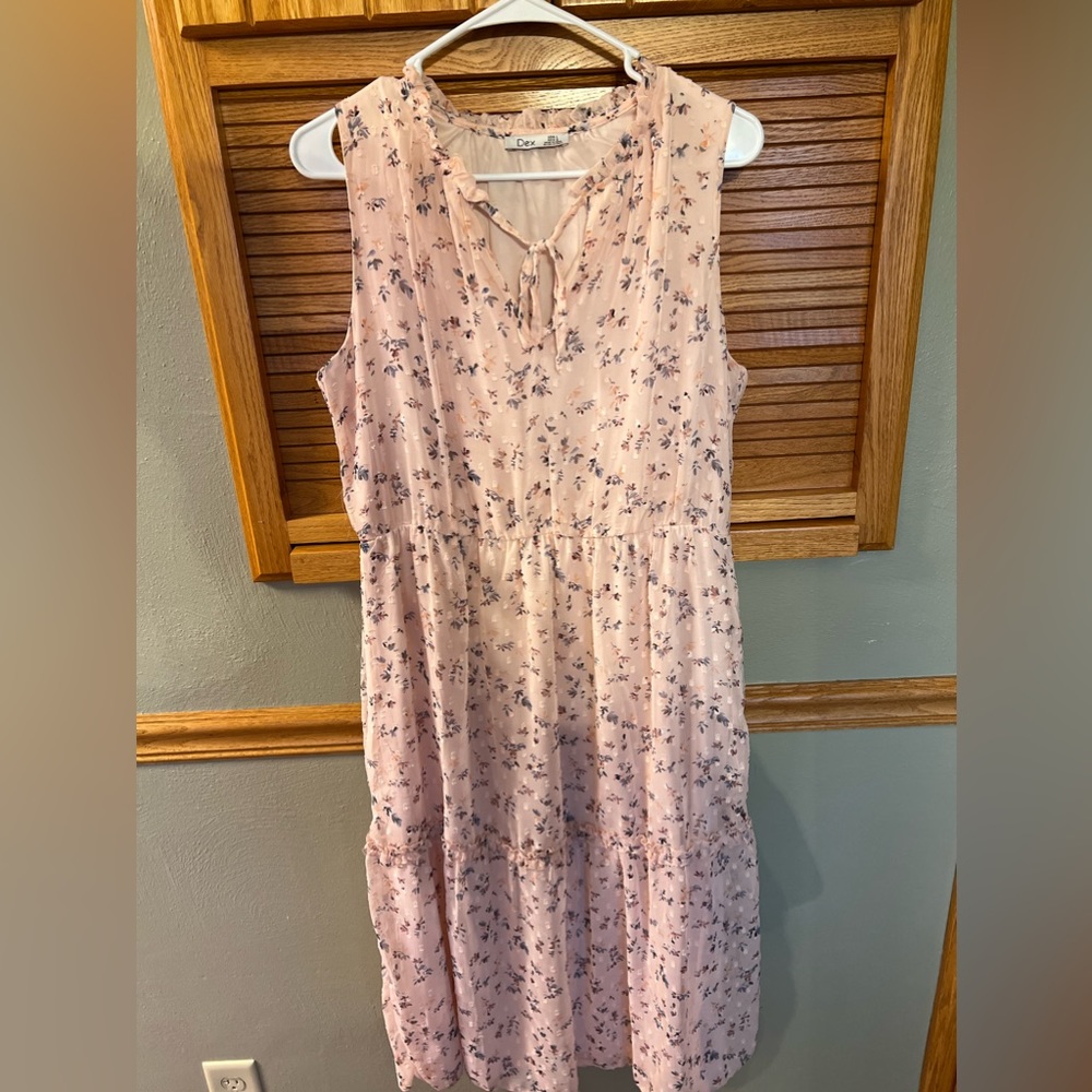 Dex pink dress